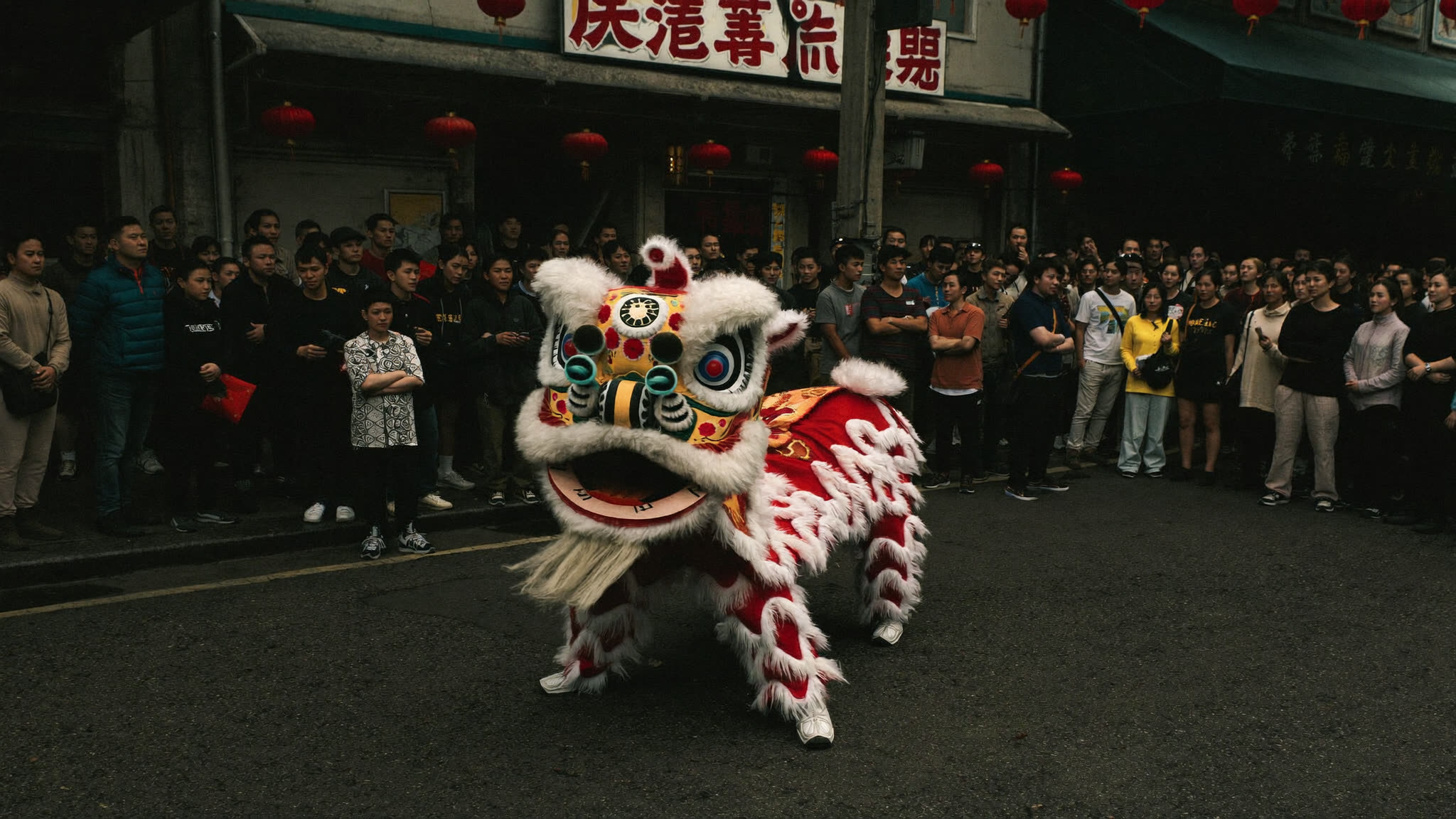Chinese New Year lion dance celebrations at The Black-E