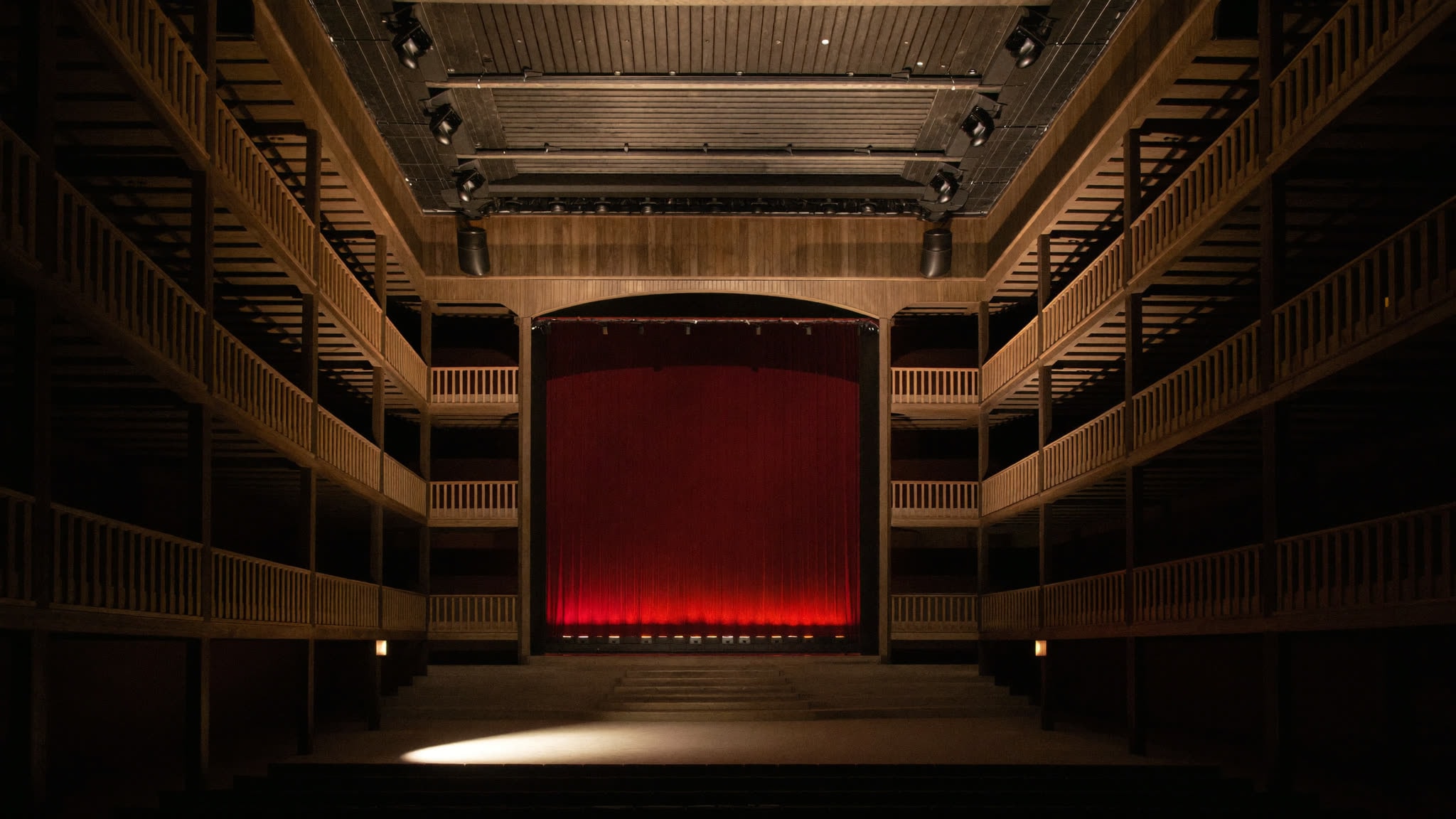 The Main Space at The Black-E — a dramatic former chapel interior with balconies